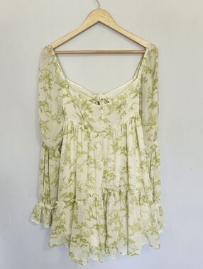 Urban Outfitters Fairy Print Babydoll Dress Size M